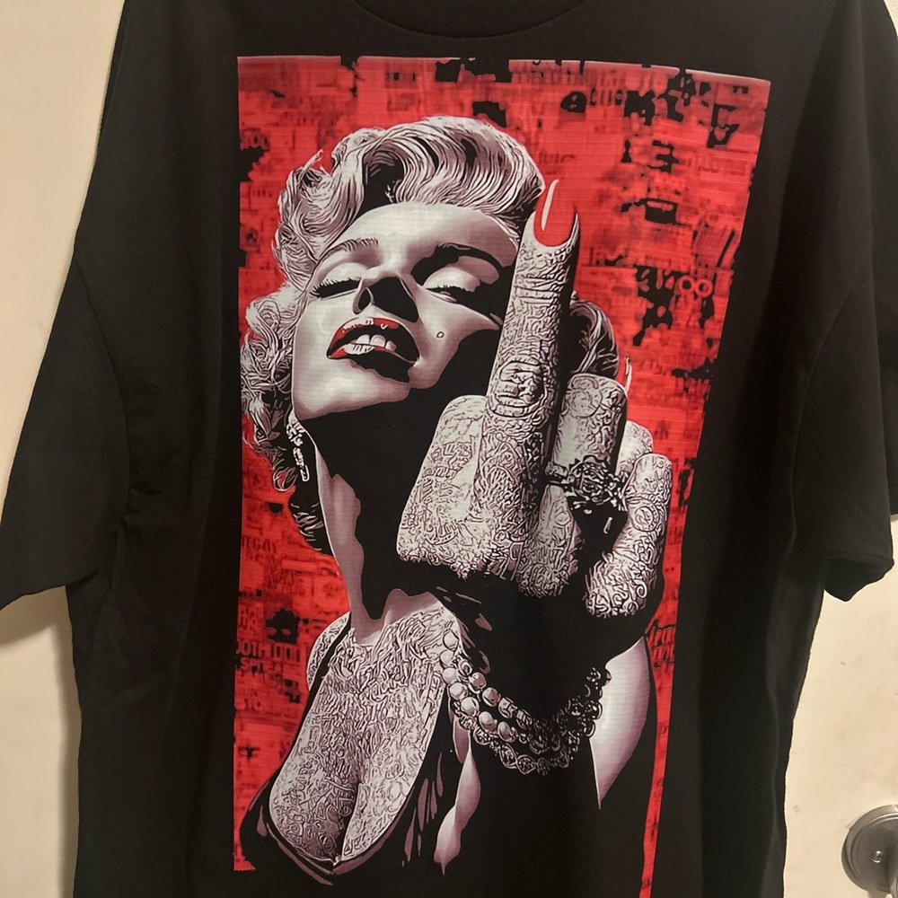 American Apparel Black Graphic Tee
